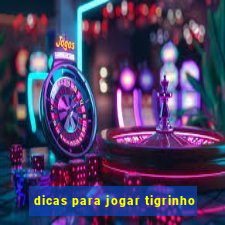 dicas para jogar tigrinho